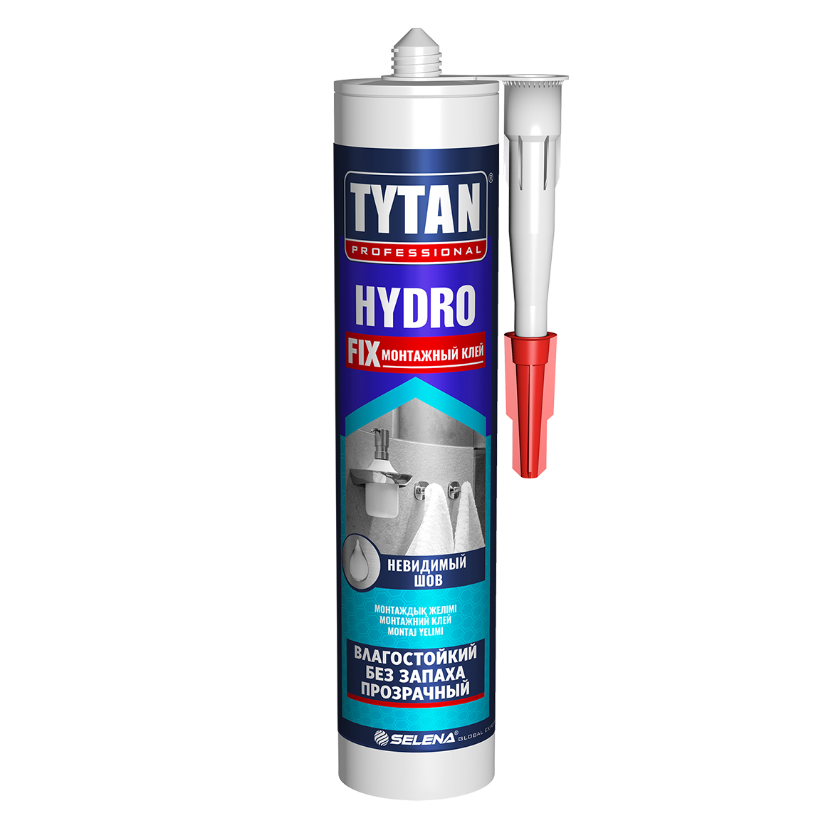 картинка TYTAN Prof. Клей Hydro Fix водный прозрачный 310 мл (12шт/уп) от магазина Элемент