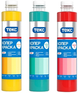картинка ТЕКС колер краска № 01 Профи (красная) 0,75л (10шт/уп) от магазина Элемент