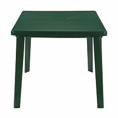 Стол квадратный 80*80*71 см тёмно-зеленый/пластик