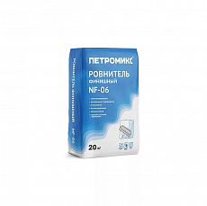 Петромикс NF-06 (ПС) 20кг (ровнитель финишный д/пола, 2-6мм) (48шт/поддон)