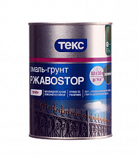 ТЕКС Грунт-Эмаль РжавоStop зеленый 0,9 кг (14шт/уп)