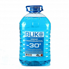 Жидкость в бачок омывателя Blik зимняя (-30°С) 4 л/пэт
