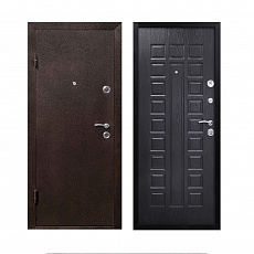 Дверь металлическая Йошкар Венге (860R) Фурнитура внутри