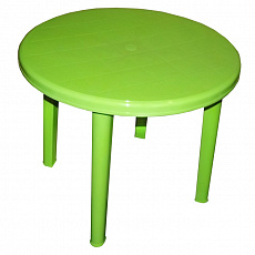 Стол круглый 90*90*71 см темно-зеленый/пластик